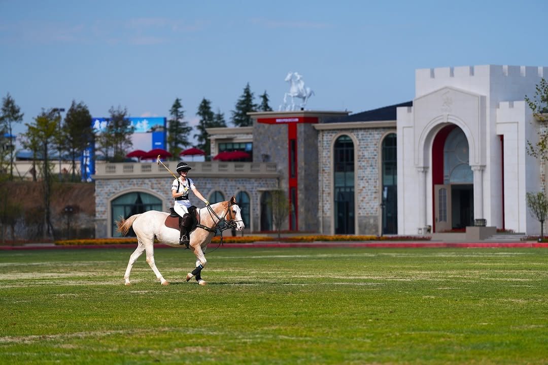 The clubhouse building at 1003 Polo Club